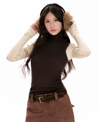 brown knit vest boogzel clothing