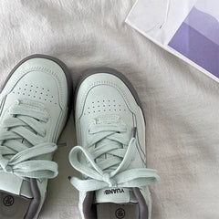brown and mint green aesthetic sneakers boogzel clothing