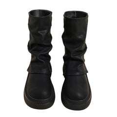 black platform calf boots boogzel clothing