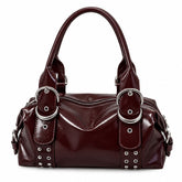 buckle studded y2k shoulder bag boogzel clothing