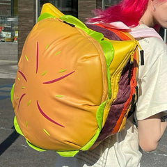 burger shaped backpack boogzel clothing