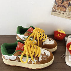 burger and star sneakers boogzel clothing