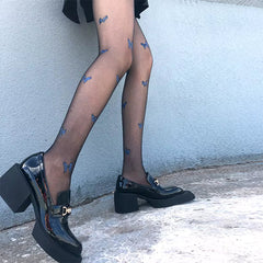 butterfly aesthetic tights boogzel clothing
