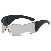 butterfly effect futuristic shield sunglasses boogzel clothing