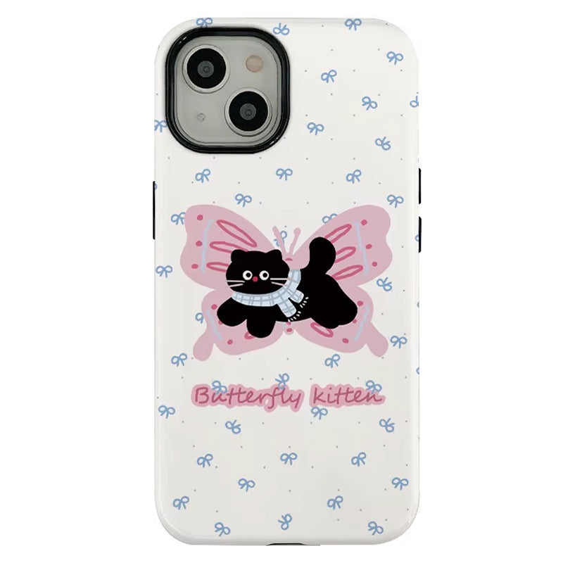 butterfly kitten iphone case boogzel clothing