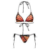 butterfly print bikini set boogzel clothing