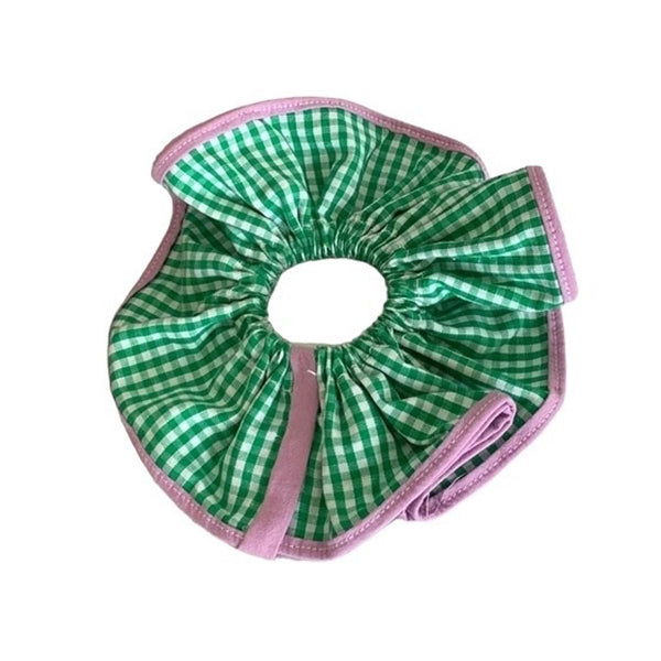 candy plaid scrunchie boogzel clothing