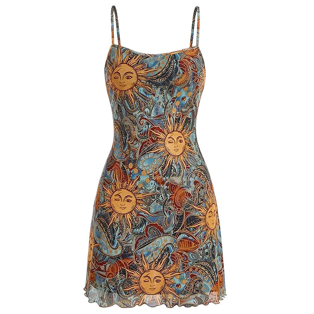 celestial magic mini dress boogzel clothing