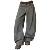 charcoal wide leg jeans boogzel clothing