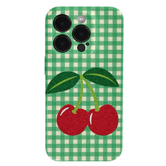 cherry checkered iphone case boogzel clothing