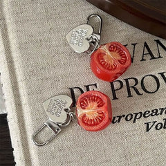 cherry tomato keychain boogzel clothing