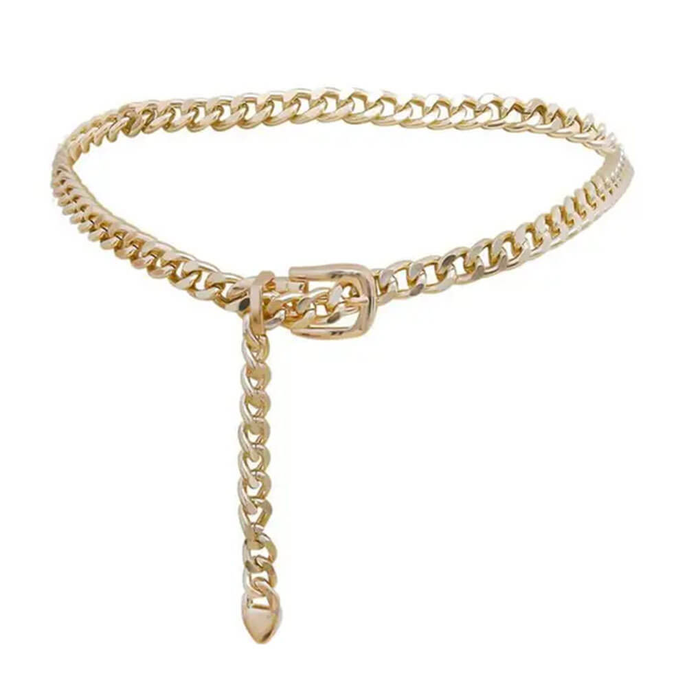 chunky buckle chain belt boogzel clothing