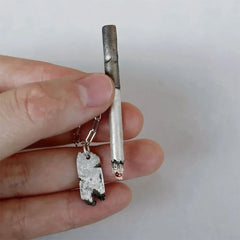 cigarette pendant necklace boogzel clothing
