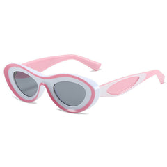 colorblock oval sunglasses boogzel clothing