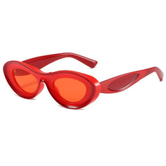colorblock oval sunglasses boogzel clothing