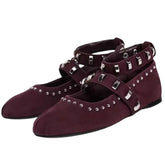 copenhagen girl studded ballet flats boogzel clothing