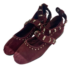 copenhagen girl studded ballet flats boogzel clothing