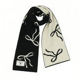 coquette bow knit scarf boogzel clothing