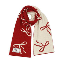 coquette bow knit scarf boogzel clothing