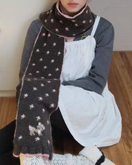 coquette dream knit scarf boogzel clothing