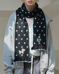 coquette dream knit scarf boogzel clothing