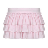 coquette ruffled mini skort boogzel clothing