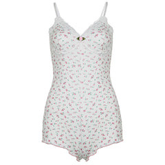 coquette aesthetic floral romper boogzel clothing