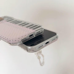 coquette aesthetic piano key iphone case boogzel clothing