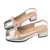 coquette bow ballet sandals boogzel clothing