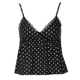 coquette girl polka dot tank top boogzel clothing