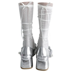coquette girl ribbon bow socks boogzel clothing