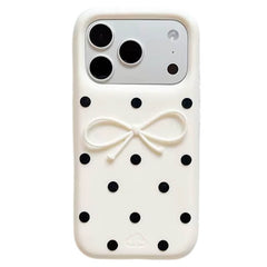 coquette polka dot bow iphone case boogzel clothing