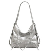 coquette ruched bow shoulder bag boogzel clothing