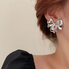 coquette bow earrings boogzel clothing