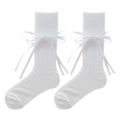coquette socks with bows boogzel clothing