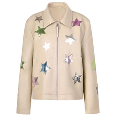 cosmic star patch jacket boogzel clothing