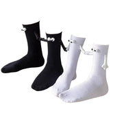 3D Eyes Hand Holding Socks - Boogzel Clothing - Couple Socks