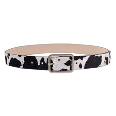 cow print belt boogzel clothing