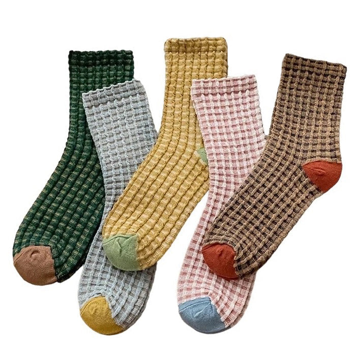 cozy plaid socks boogzel clothing