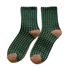 cozy plaid socks boogzel clothing