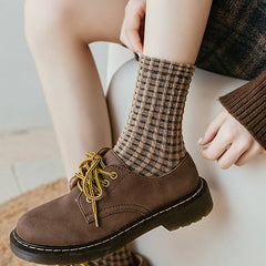 cozy plaid socks boogzel clothing