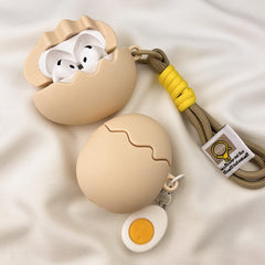 cracked egg airpods case boogzel clothing