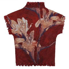 crimson bloom mesh top boogzel clothing