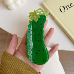 cucumber hair claw clip boogzel clothing