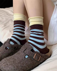 cute striped socks boogzel clothing