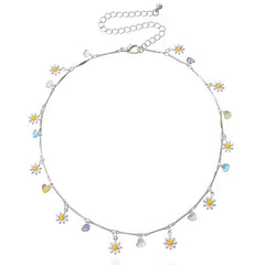 cute daisies choker necklace boogzel clothing