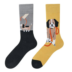 cute puppy mismatched socks boogzel clothing