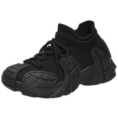 cybercore black chunky sneakers boogzel clothing