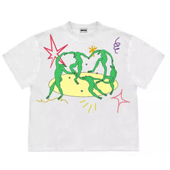 dancing aliens graphic t-shirt boogzel clothing