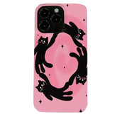 dancing cats iphone case boogzel clothing